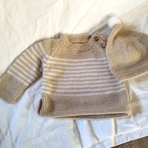 Handmade Knitted Baby Sweater